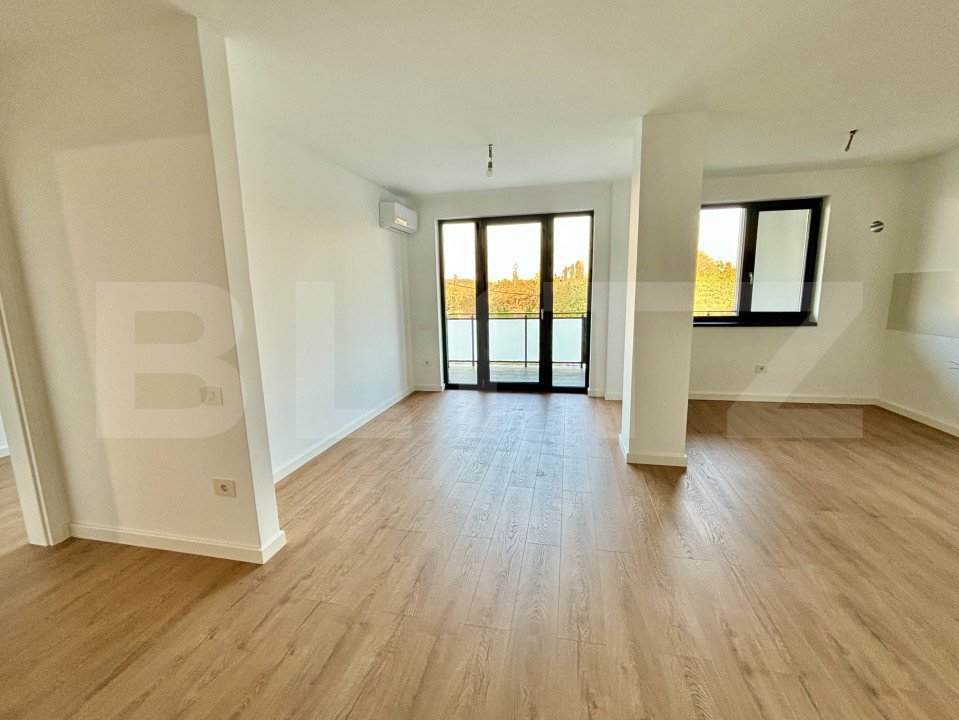  Apartament luminos cu 2 camere,54,5mp utili terasa 9,5 mp, ETAJ 1