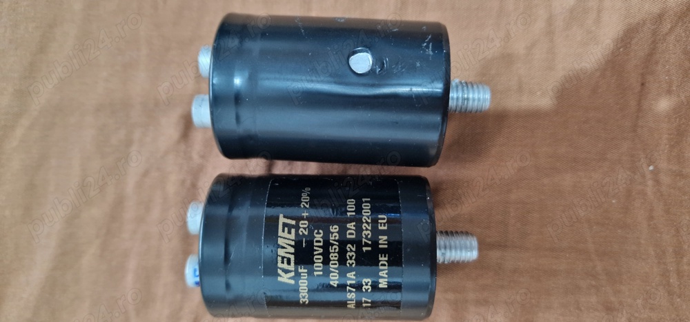Condensator 3300uF 100VDC  Kemet