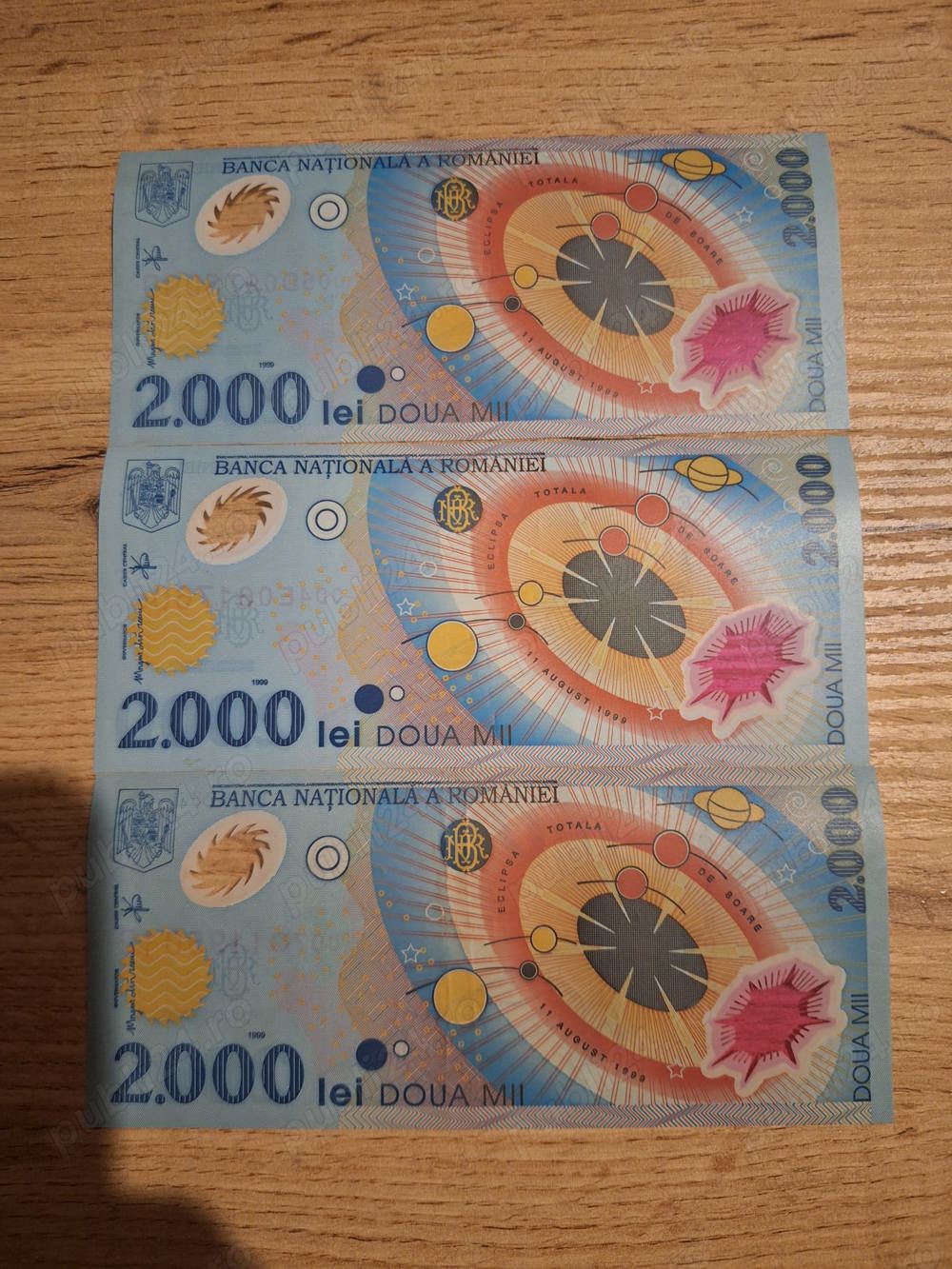 Bancnota 2000 Lei - 1999