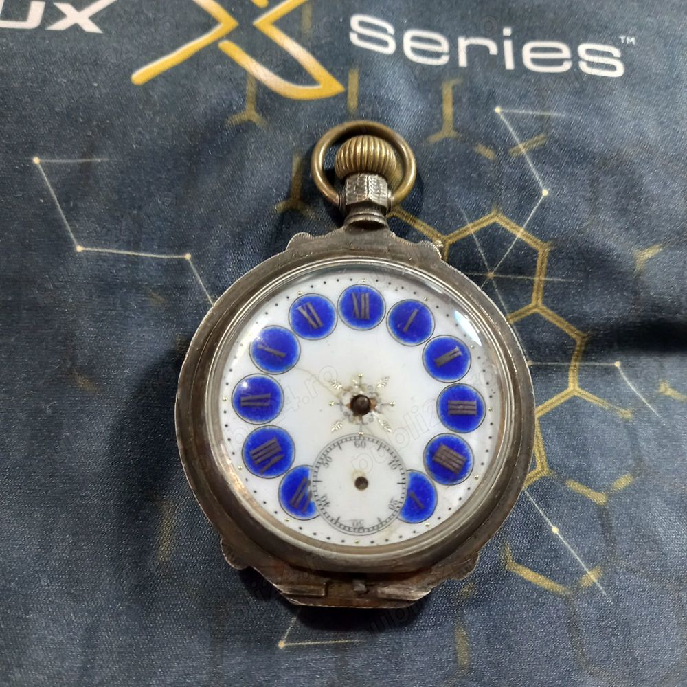 Ceas de buzunar vechi Remontoir Ancre Ligne Droite 15 Jewels