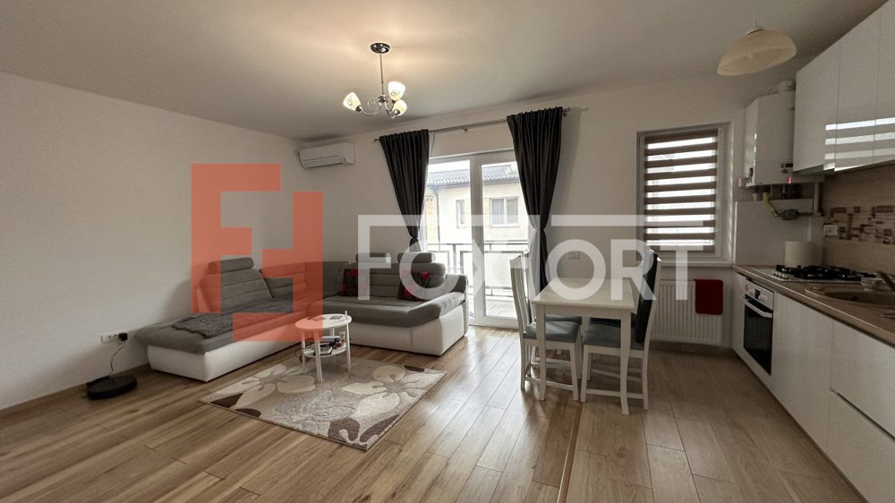 Apartament cu 2 camere, balcon, etaj 2 - Giroc