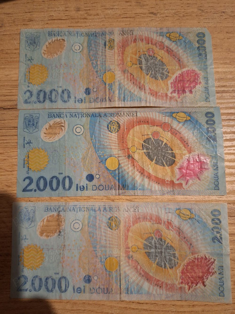 Bancnota 2000 Lei - 1999