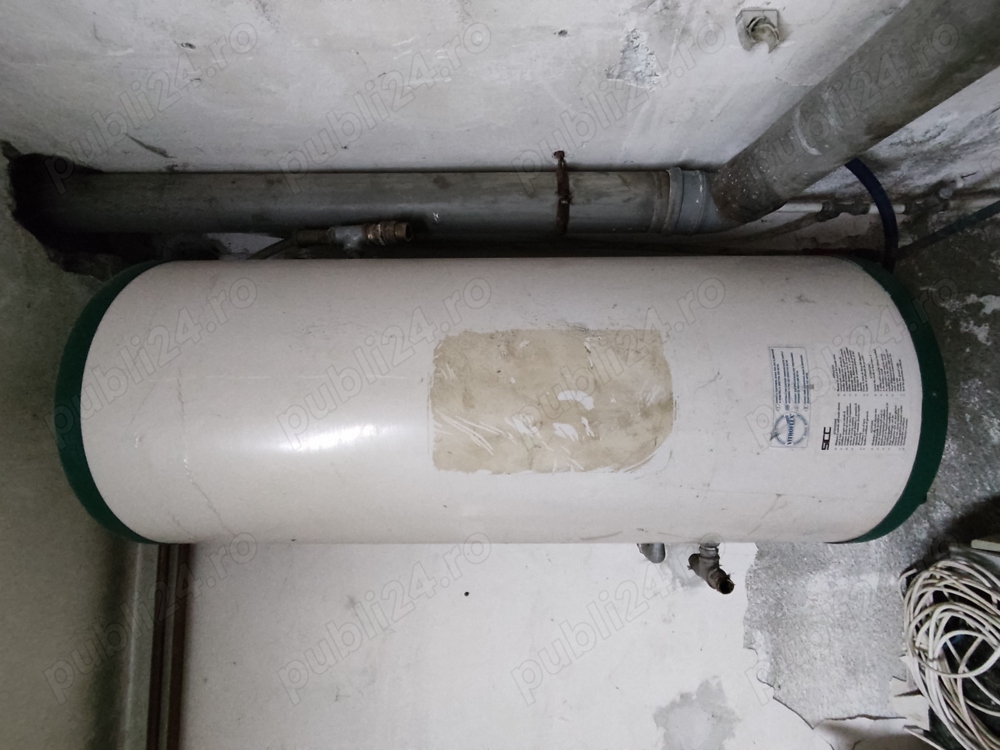 Boiler 200 litri electric si cu schimbator de caldura