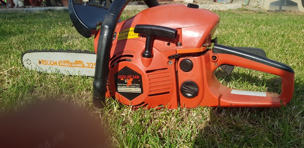 Drujba profesională pe benzină YUSEN 5800 lungime lama 40cm, 2,8kw, 3,7CP,+un lant gratis!!!!