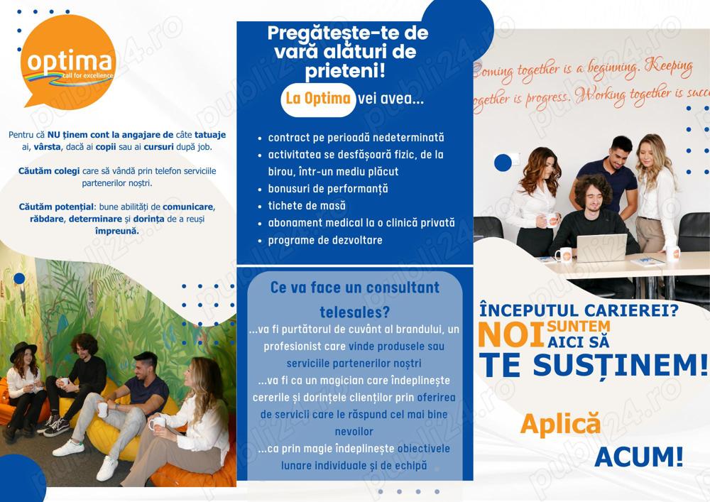 Consultant vanzari - limba română