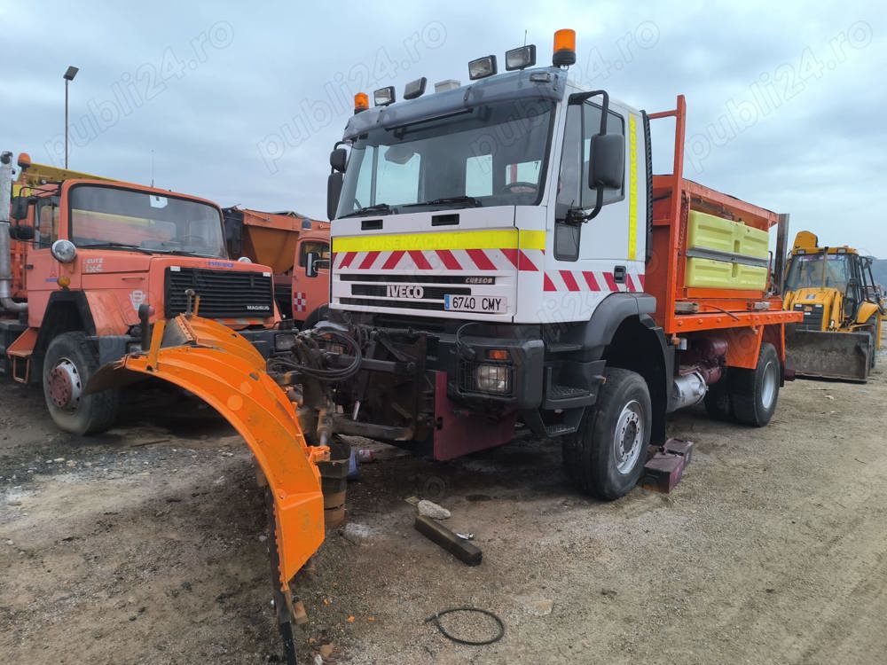 Bascula Iveco 4x4 lama+solnita deszapezire