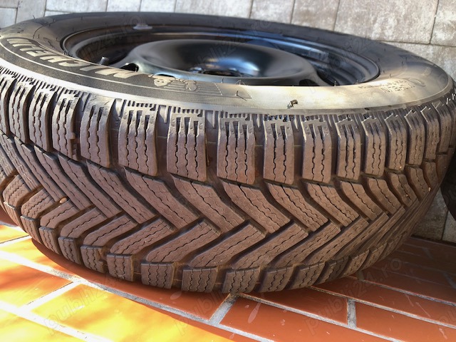Anvelope iarna premium Michelin Alpin 6 195/60/R16 89T + jante Alcar