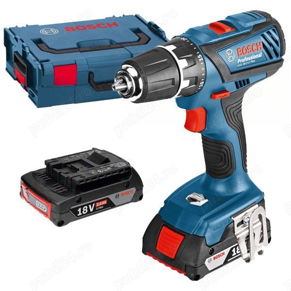 Vand bormasina Bosch Professional GSR 18-2-LI Plus 18V 2Ah 1900RPM