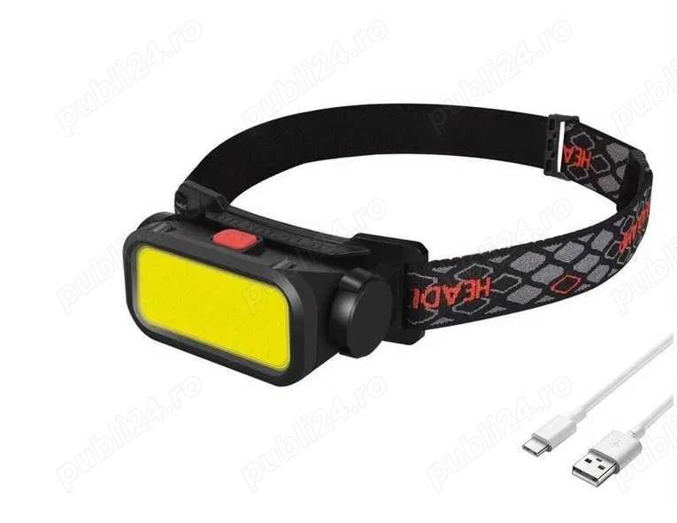 lanterne frontale de cap Ultracob 40w foarte puternice cu acumulator -pescuit mecanici instalatori 