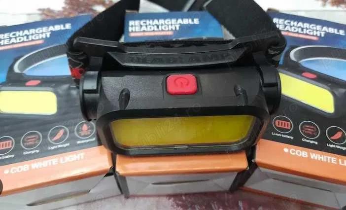 lanterne frontale de cap Ultracob 40w foarte puternice cu acumulator litiu 18650 , noi la cutie