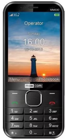 Telefon MaxCom MM330, Display 3.2" Color, 5MP, 3G,Single Sim (Negru),Taste MARI ideal pentru SENIORI