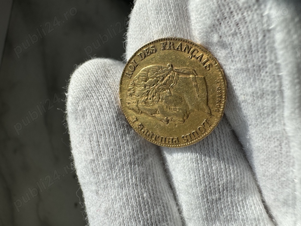 Moneda aur Franta 20 franci  Louis Philippe 6,44 gr