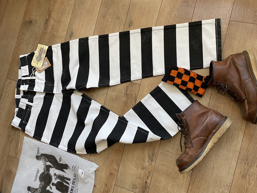 pantaloni prison  pants vintage 