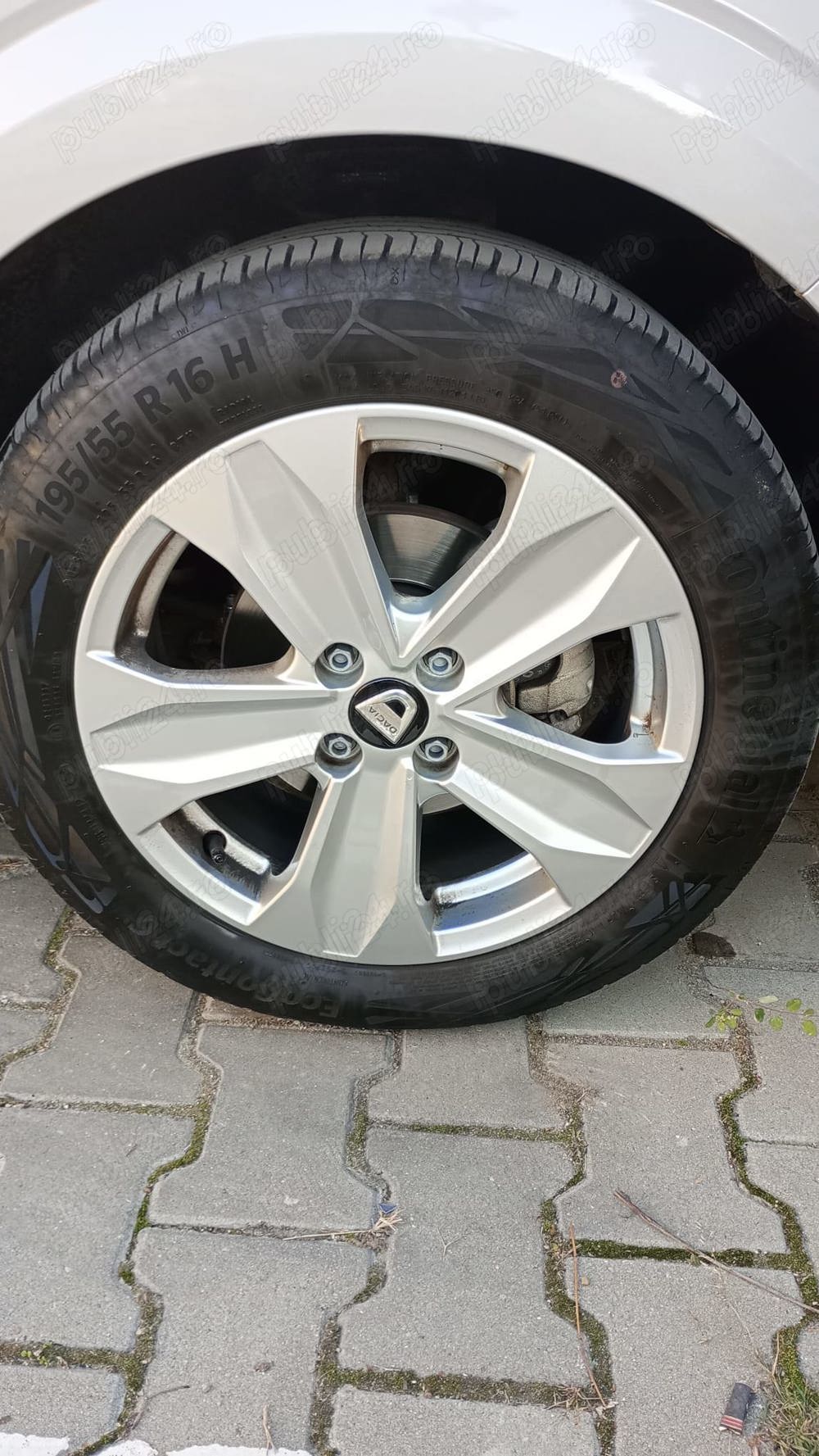 Set anvelope  de vară CONTINENTAL Eco Contact 6  rulate 6400 de km DOT 2021 dimensiuni195/55 R16 87H