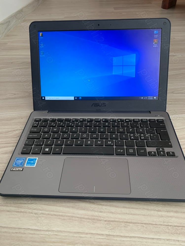 Laptop  Asus VivoBook E201N Intel Celeron N3350 1,1 GHz, RAM 4 GB DDR3, HDD MMC 32 GB, 11,6 inch