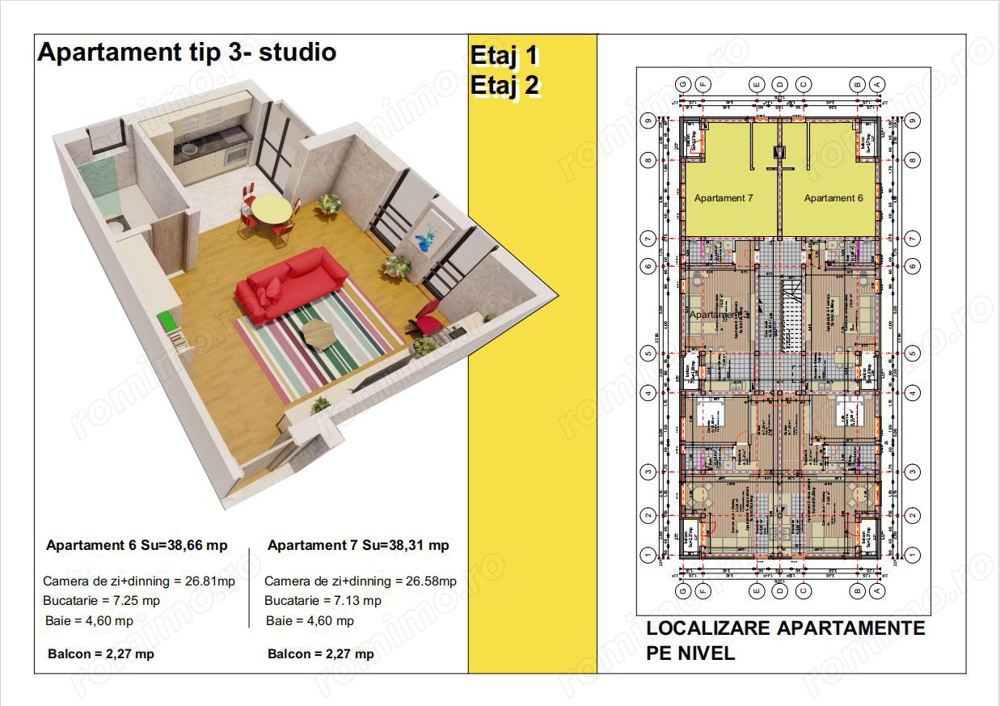 IMI Residence - Comision 0 - Apartament cu o camera, 38 mp - TVA 9%