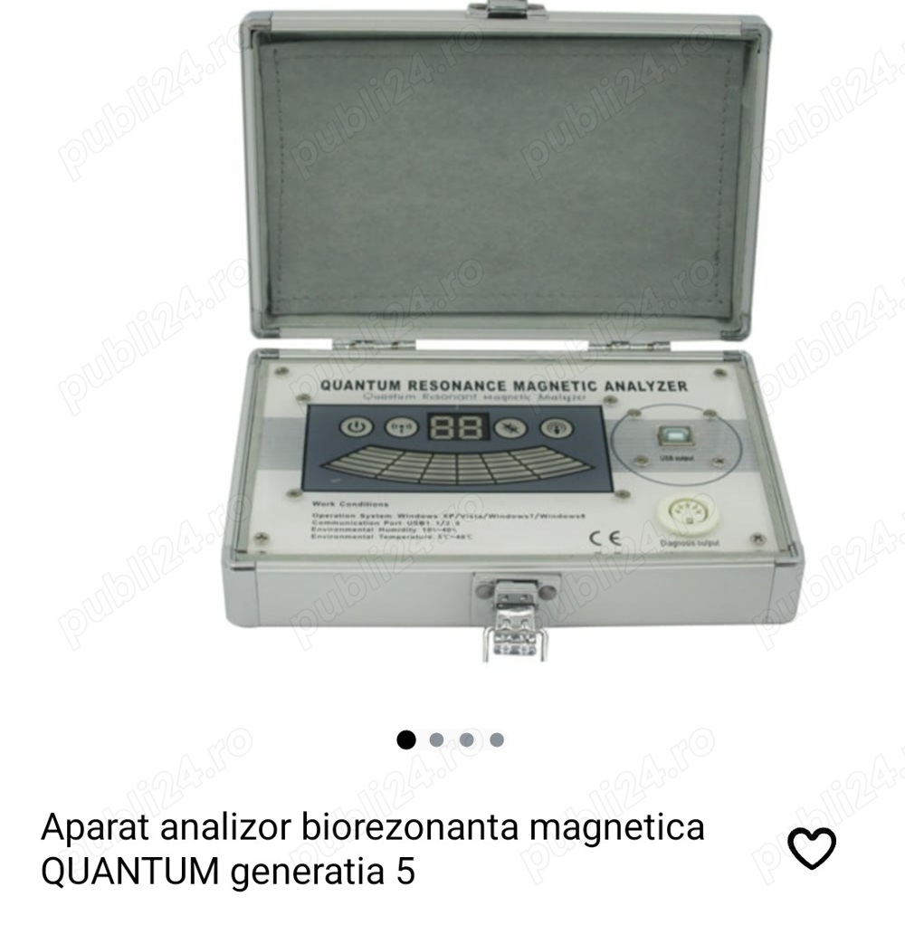 Vând aparat biorezonanta 800lei