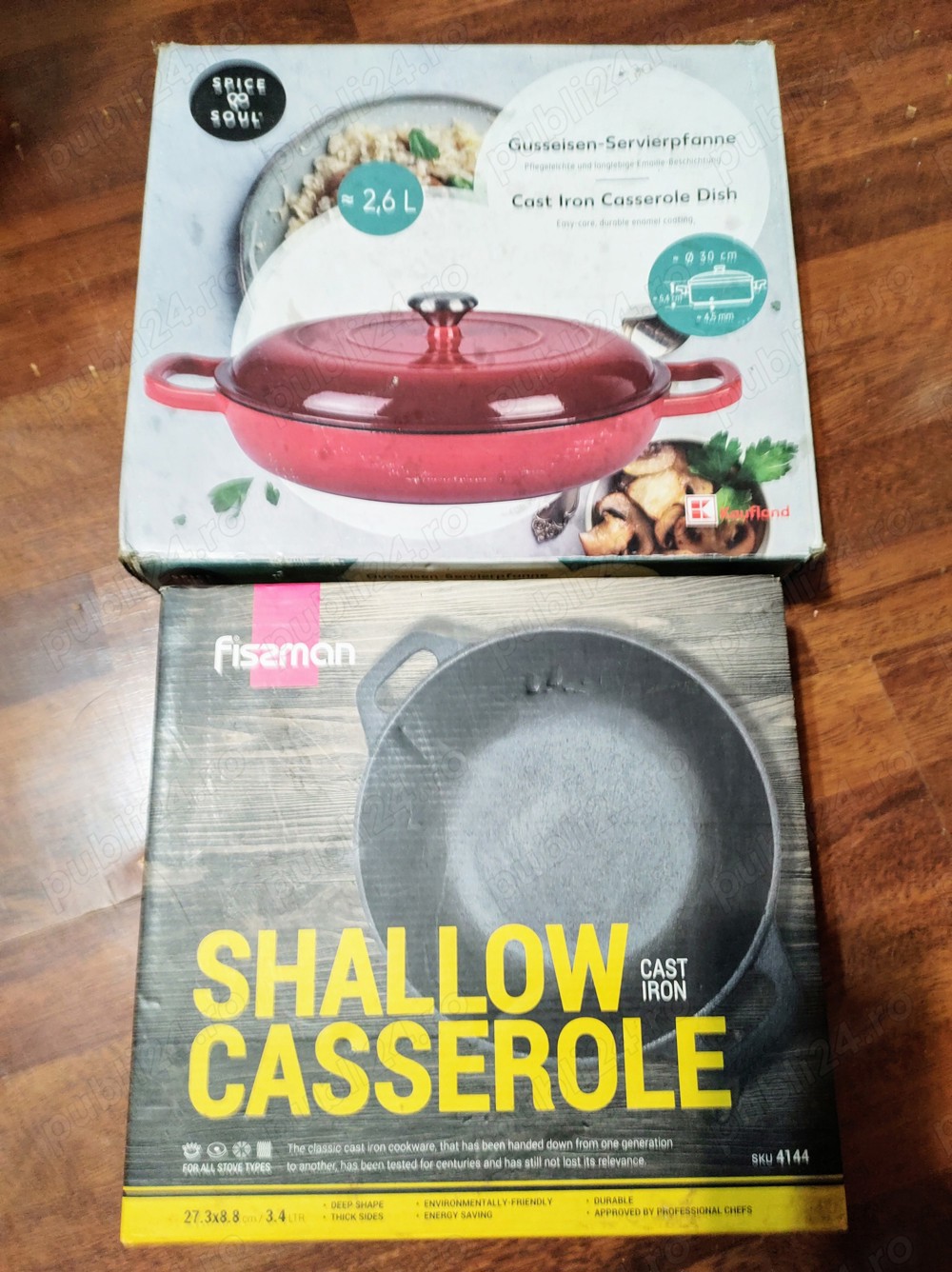 Oale + tigăi fontă - absolut noi 