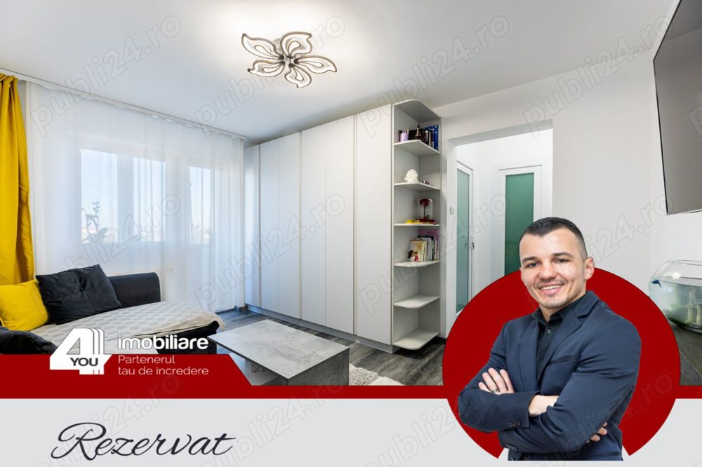 Apartament 2 camere, îmbunatățit și renovat complet, etajul 3