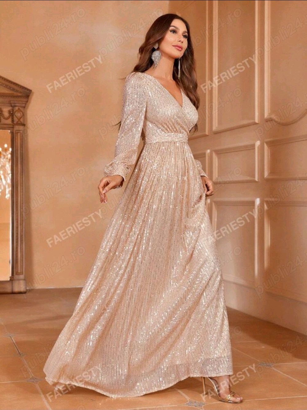 Rochie de seara cu paiete marca Shein