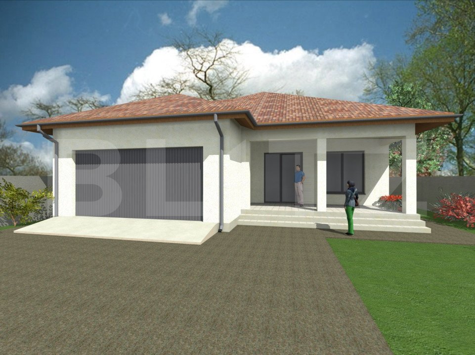 Casa plan parter 250mp utili, 1024mp teren, Pielesti 