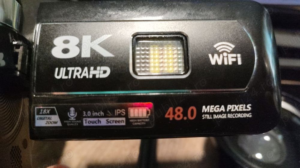 Camera video 8k,4k.