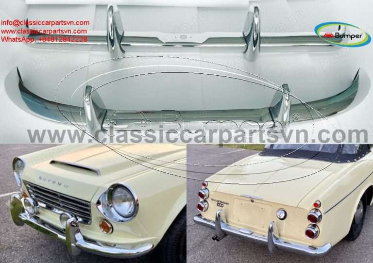 Datsun Roadster Fairlady bumpers (1962-1970) no over riders