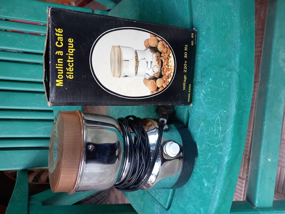 RASNITA CAFEA,HONG KONG,perfect funcțională,oțel inox,capacitate 100 grame,citiți enunț anunțuri 