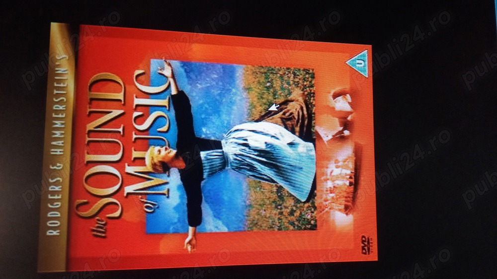 SUNETUL MUZICII,dvd Julie ANDREWS,The Sound of music,SIGILAT,unicat raritate Oscar 