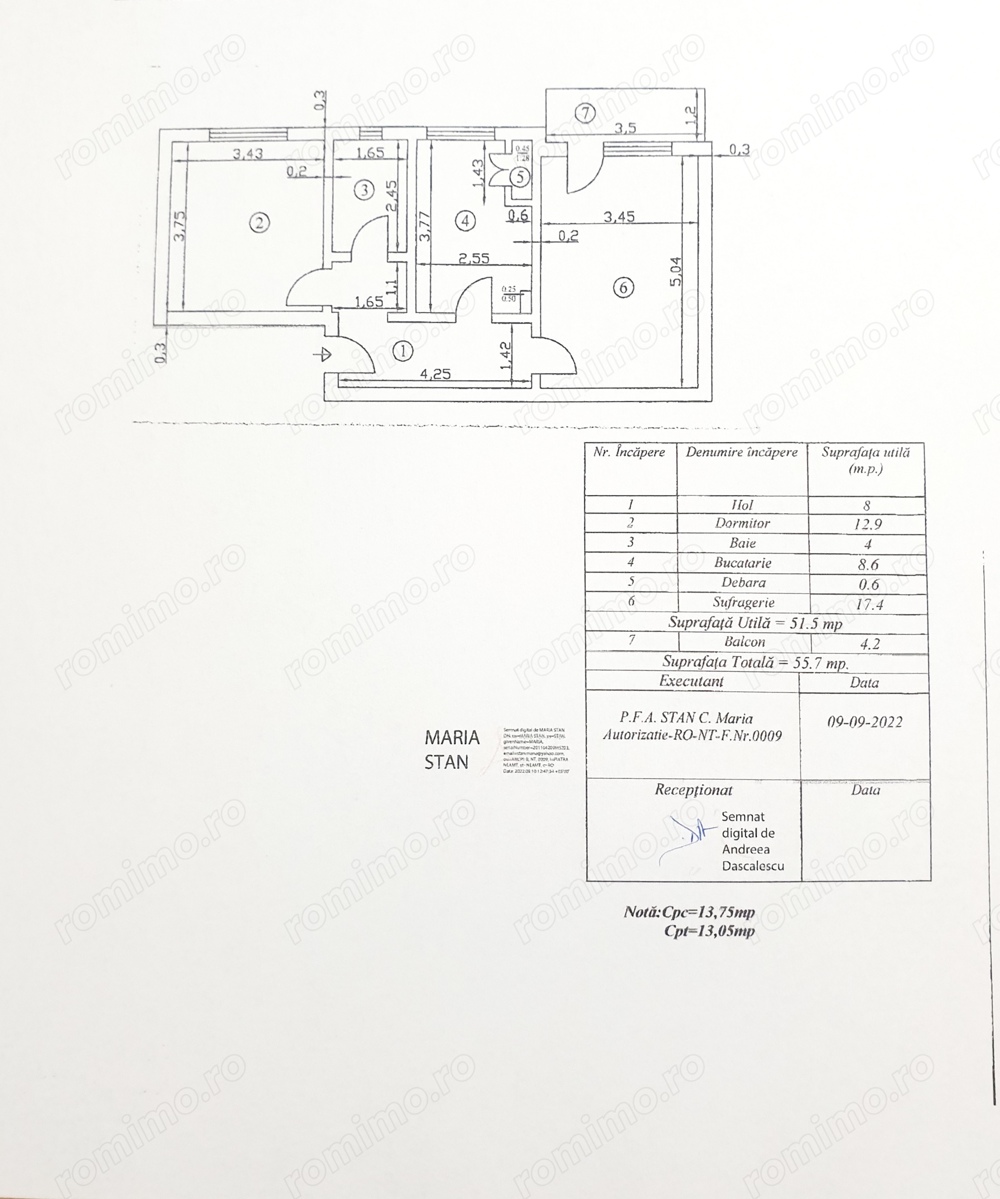 Apartament 2 camere, etaj 4, zona Ratuc- Darmanesti