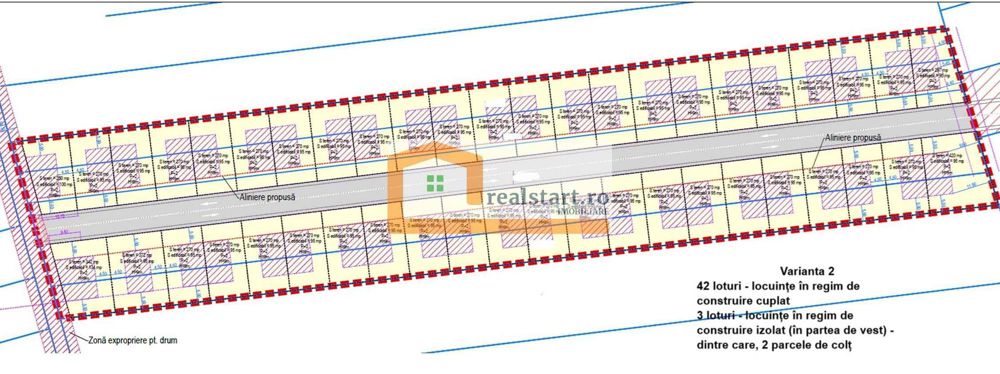 Balotesti, Investie, 15000mp intravilan, D 54,7ml, zona noua de case