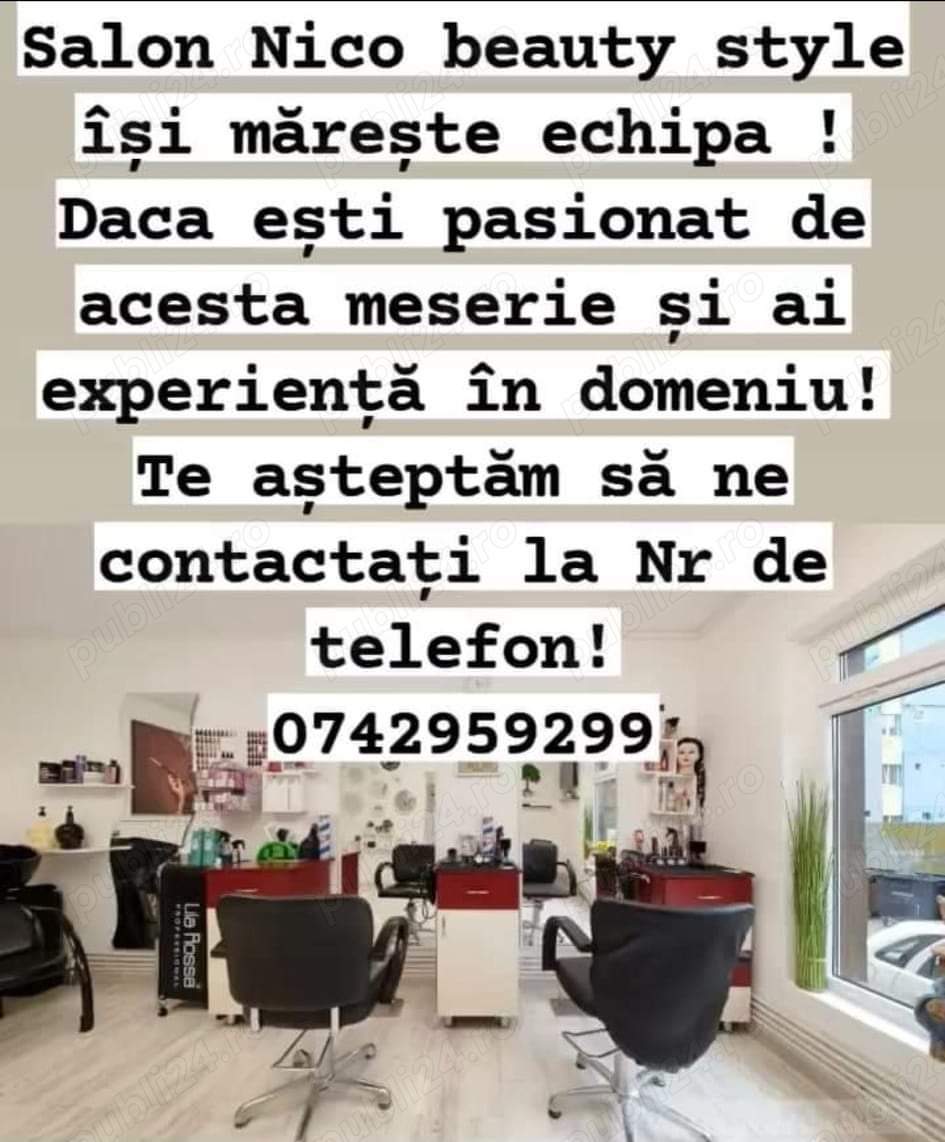 Angajez fata pentru postul de frizerie coafor