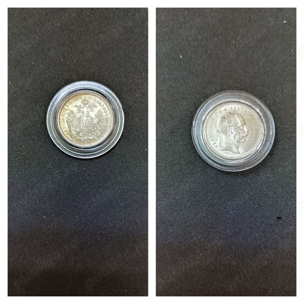 Moneda argint 10 Kreuzer, AUSTRIA, 1872