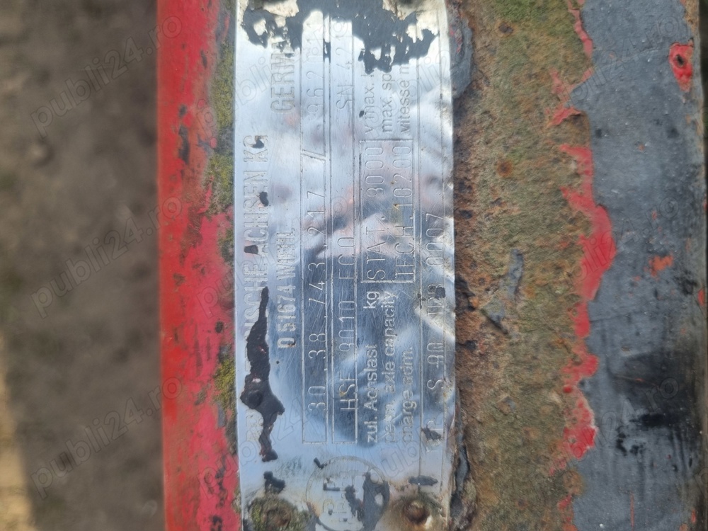 Axa BPW tambur  Axa BPW tambur