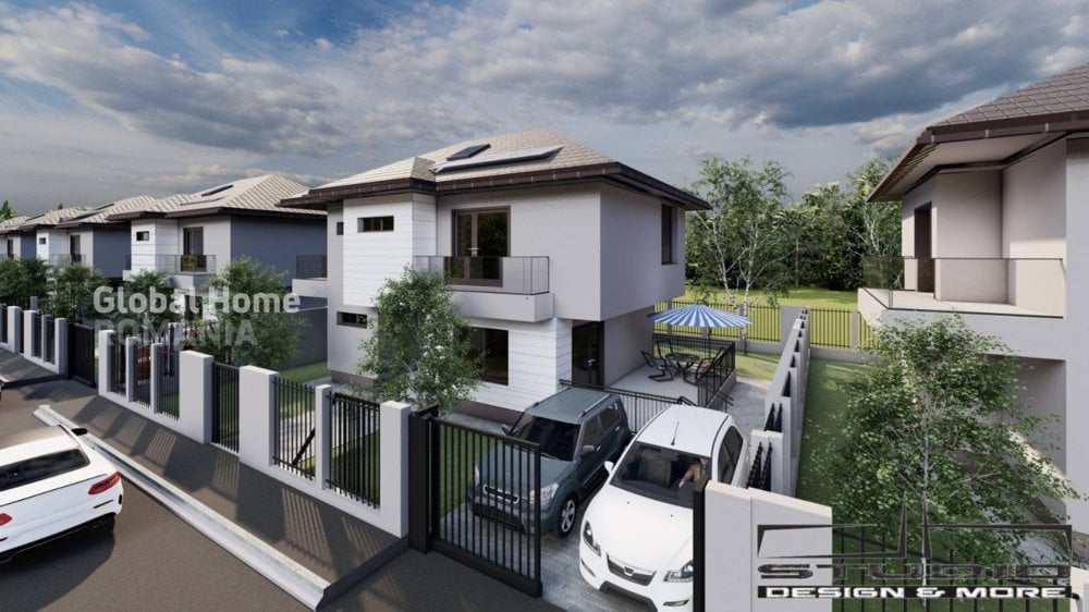 Vila Premium 130 MP | 4 Camere | 390Mp Teren | 2 Locuri Parcare | Tunari