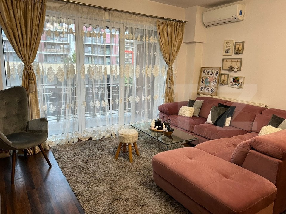 Apartament de 2 camere, 55 mp, etaj intermediar, terasa 11 mp, Buna ziua