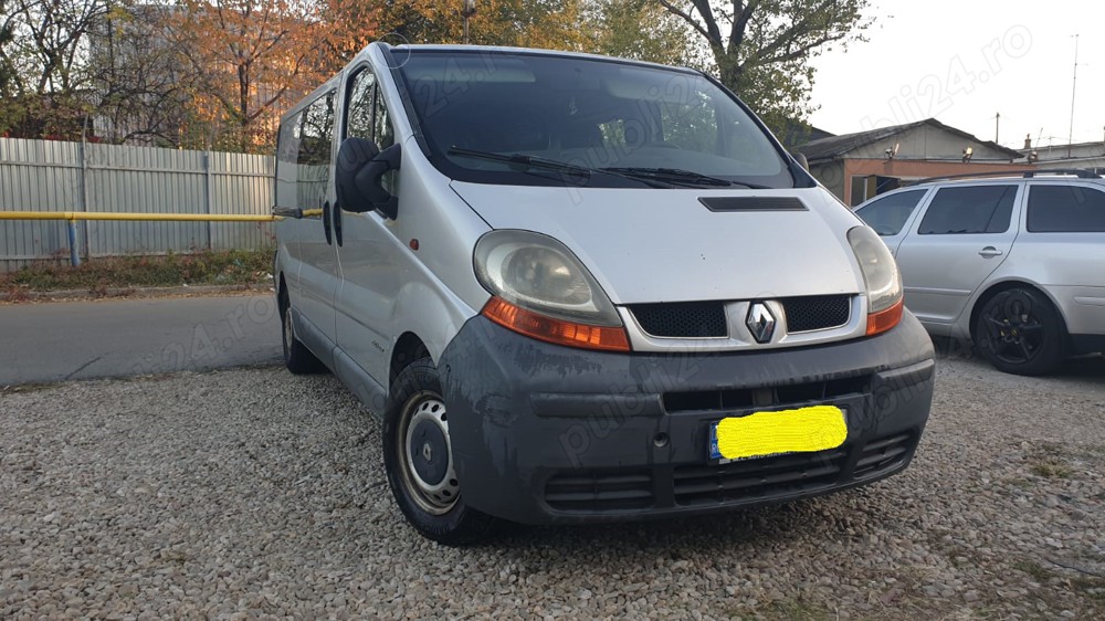 Renault Trafic 1.9DCI 2002 101CP 5locuri DubleCab AC Navigatie 6trepte