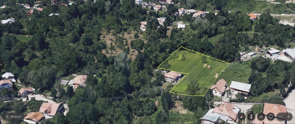 0%| Teren intravilan, 2470 mp | S+P+1E+M |POT 30% | CUT 2,7%| COMARNIC