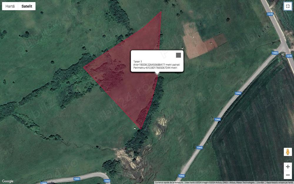 Teren extravilan de vânzare în Gusu, Sibiu