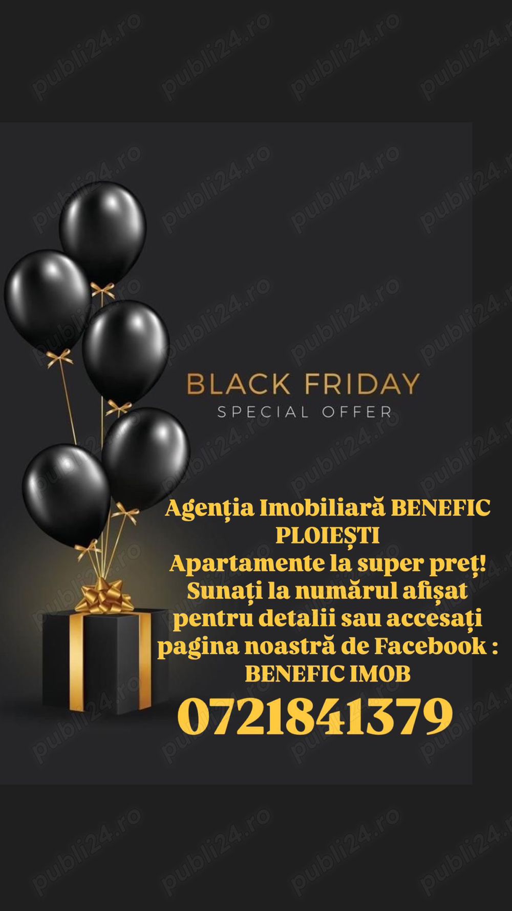 Benefic Imobiliare Ploiesti Black Friday apartament 2 3 camere