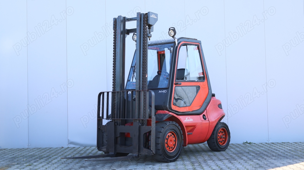 Linde H40D-04 Capacitate de încărcare 4.000 kg, Catarg Duplex, Diesel, 7773 ore