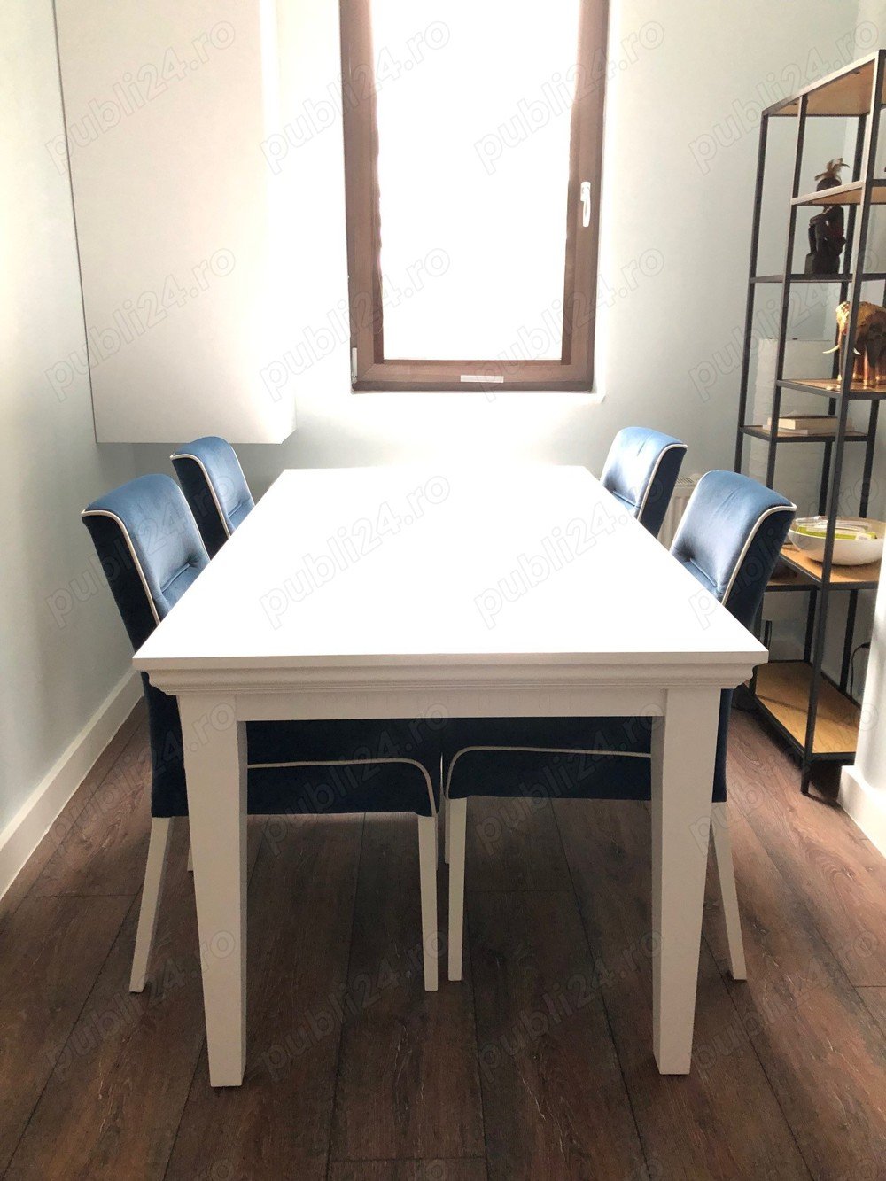 mobilier nou:masa extensibila dining cu sase scaune, fabricate la Reghin