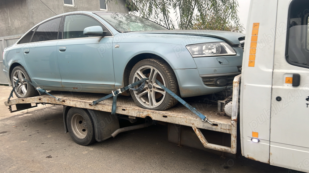 dezmembrez audi a6c6 3.0 tdi 4x4 bara aripi capota jante 18 alternator injectoare cutie viteze stop