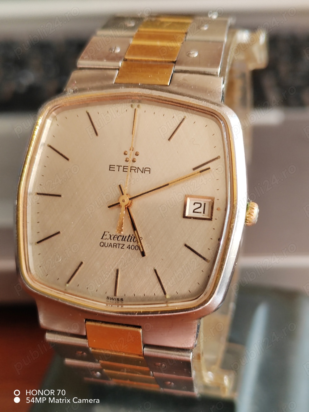 Vând ceas Eterna Executiv Quartz 4000 