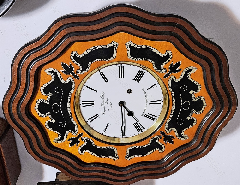 Ceas de perete cu pendula Odo - Oeil de bouef 