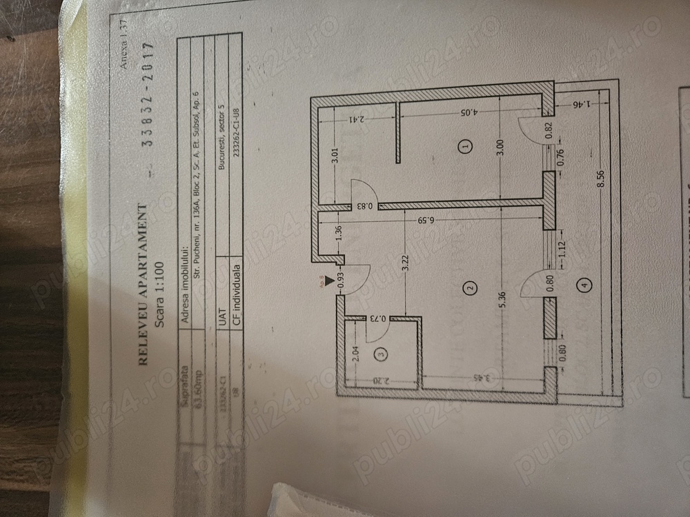 Apartament 2 camere sect 5 zona rezidentiala