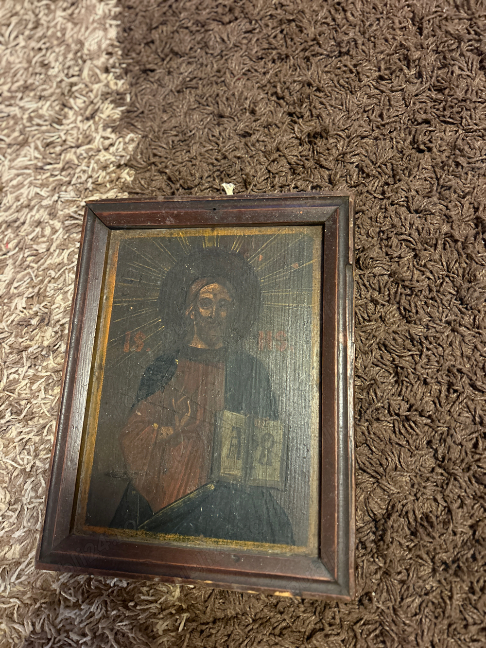 Icoană Rusească 1700+ Iisus Hristos