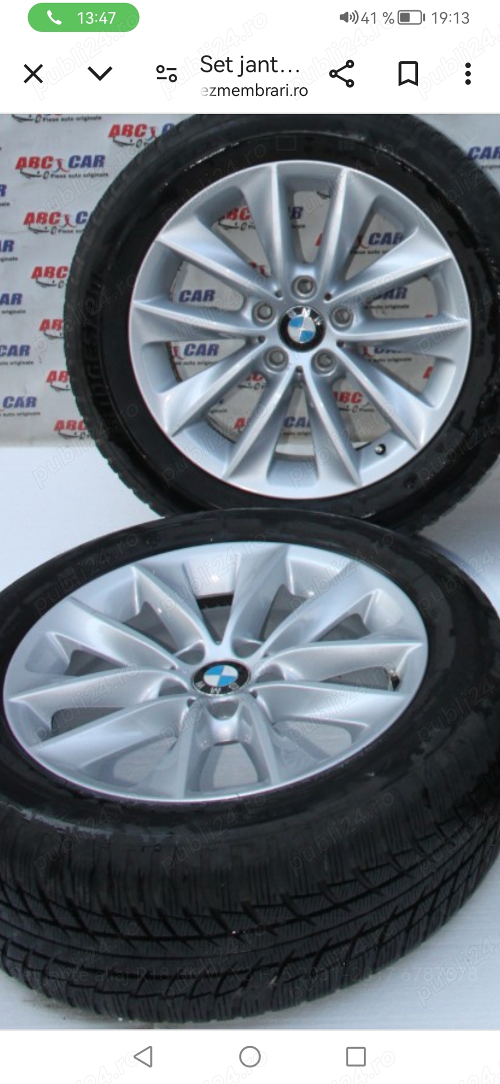 Set jante aliaj R18 BMW X3 F25 2011-2017 6787578