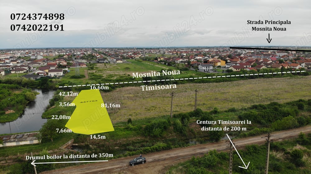 Teren direct de la proprietar Calea Buziasului, Centura Sud