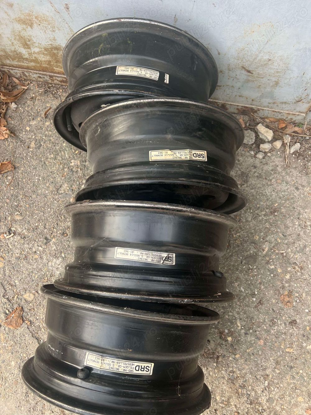 Jante de otel  originale Renault clio  pe 14